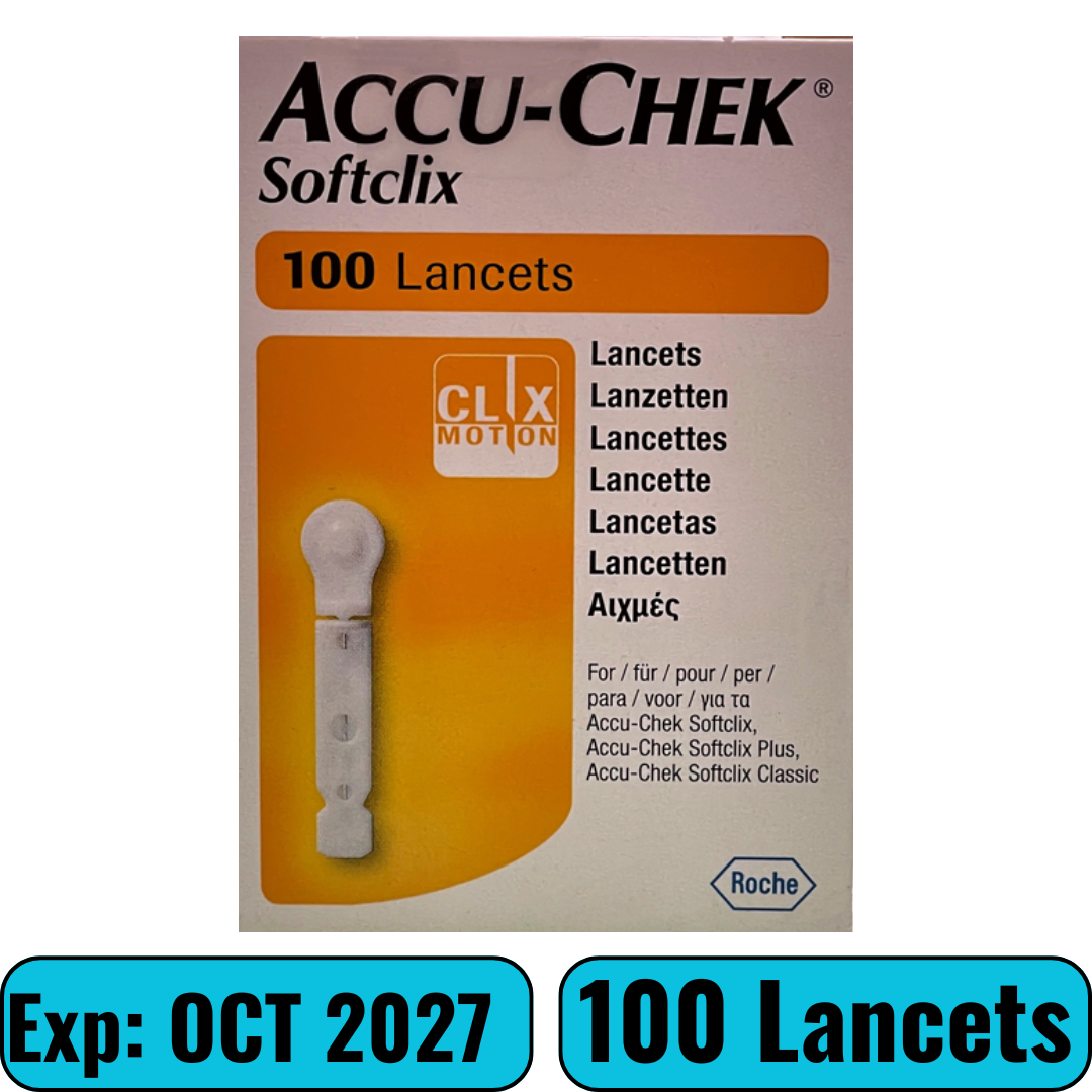 Accu Chek Softclix Lancets 100's