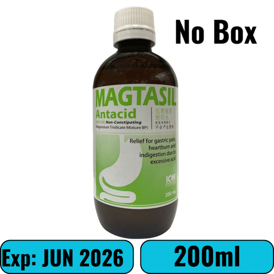 Magtasil Antacid Magnesium Trisilicate Mixture BP 200ml