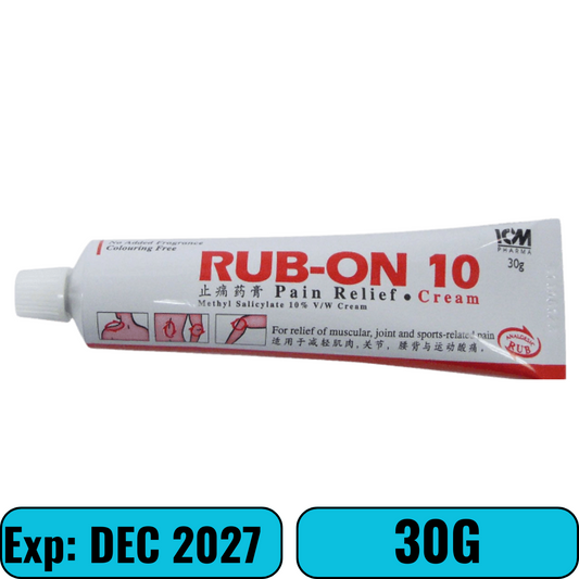 Rub-On 10 Pain Relief Cream 30g