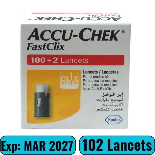 Accu Chek Fastclix Lancets 102's