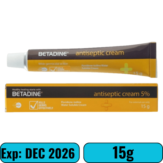 Betadine® Antiseptic Cream 5% 15g