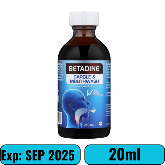 Betadine® Gargle and Mouthwash 240ml