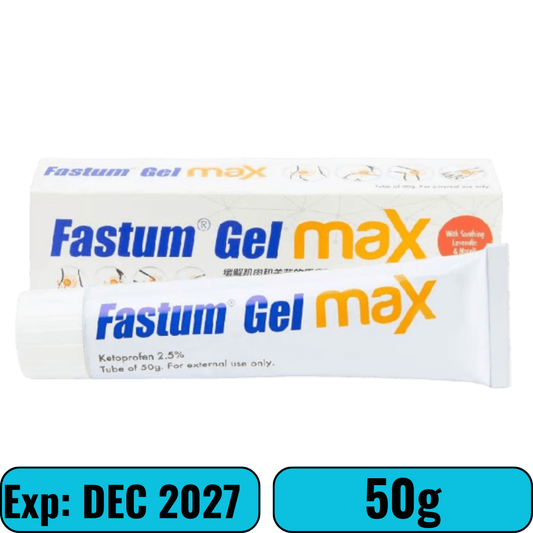 Fastum Gel Max (For Muscle & Joint Pain) 50g