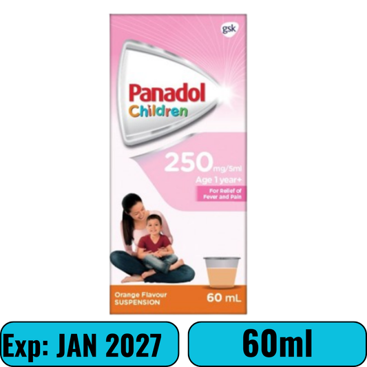 Panadol Children's Suspension 1-12 years 60ml