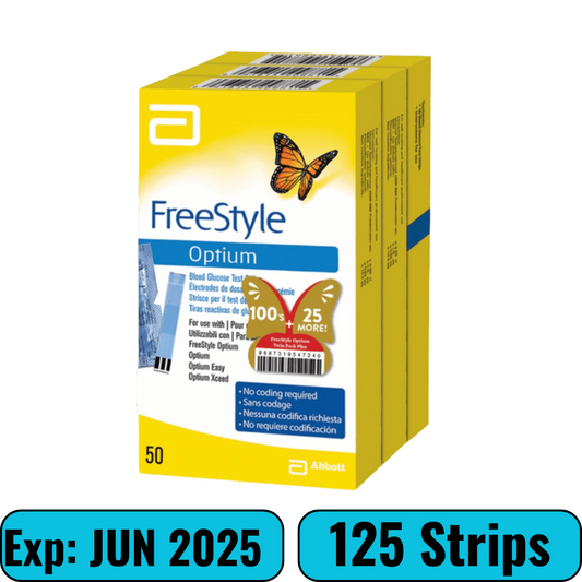 Freestyle Optium Triple Pack Strips 125's