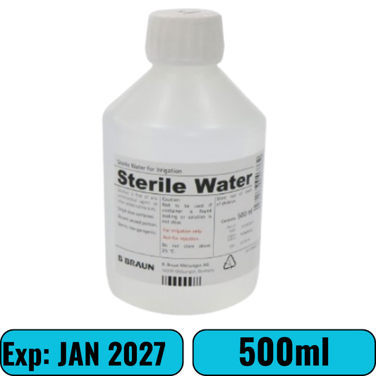 B BRAUN Sterile Water for Irrigation 500ml