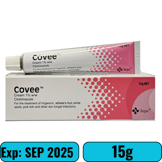 Covee Clotrimazole 1% Cream 15g