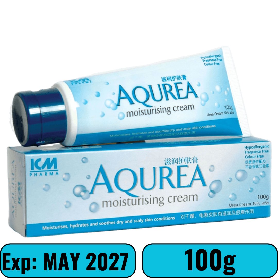 Aqurea Moisturising Urea Cream 10% w/w 100g