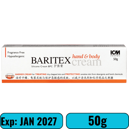 Baritex Hand & Body Silicone Cream 50g