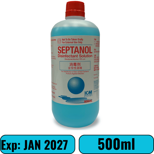 Denatured Alcohol 70% (SEPTANOL) 500ml