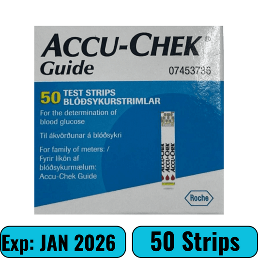 Accu Chek Guide Test Strip 50's