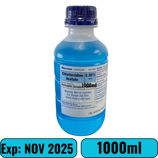 Chlorhexidine 0.05% w/v Solution 500ml