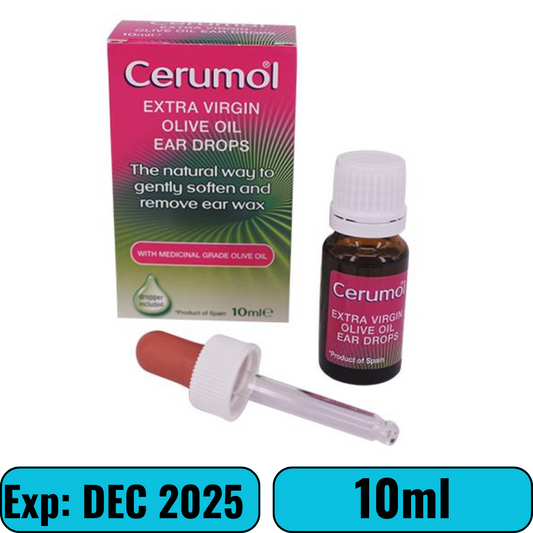 Cerumol Extra Virgin Olive Oil Ear Drop 10ml